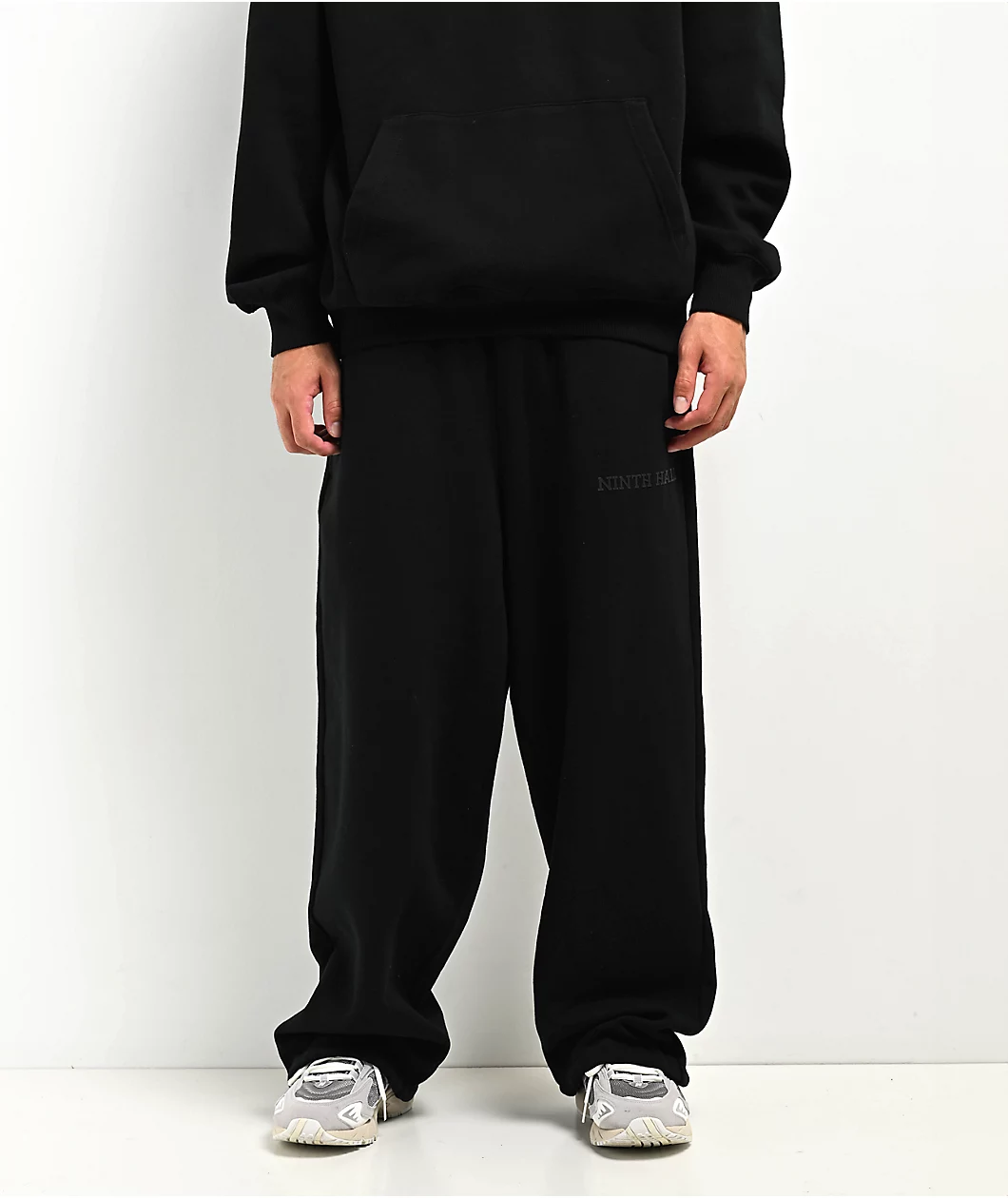 Ninth Hall Black Oversized Sweatpants Ninth Hall Black Oversized Sweatpants