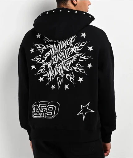 Ninth Hall Flame Boxy Hoodie