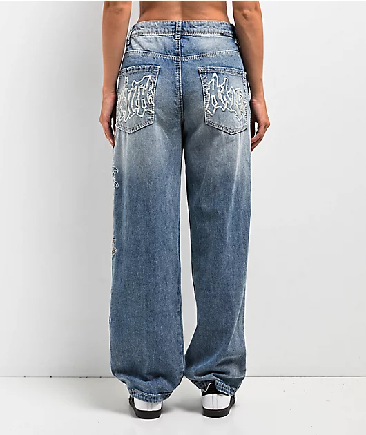 Ninth Hall Idle Consult Straight Leg Denim Jeans Ninth Hall Idle Consult Straight Leg Denim Jeans