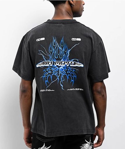 Ninth Hall Race Wash Streetwear T-Shirt
