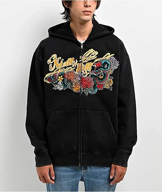 Ninth Hall Big Moves Zip Up Hoodie Ninth Hall Big Moves Zip Up Hoodie