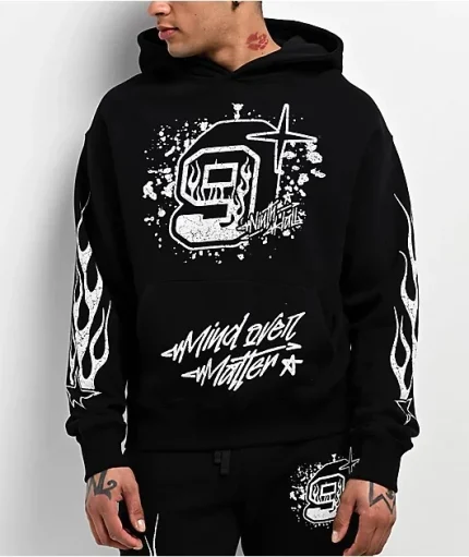 Ninth Hall Flame Boxy Hoodie