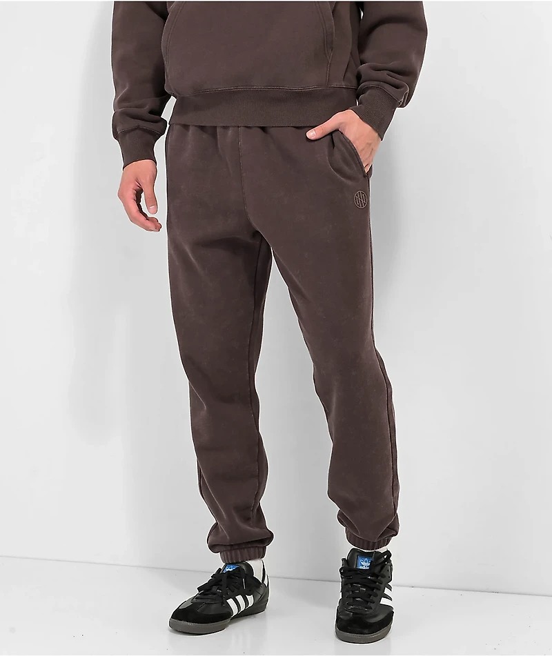 Ninth Hall Fundamentals Brown Wash Sweatpants Ninth Hall Fundamentals Brown Wash Sweatpants