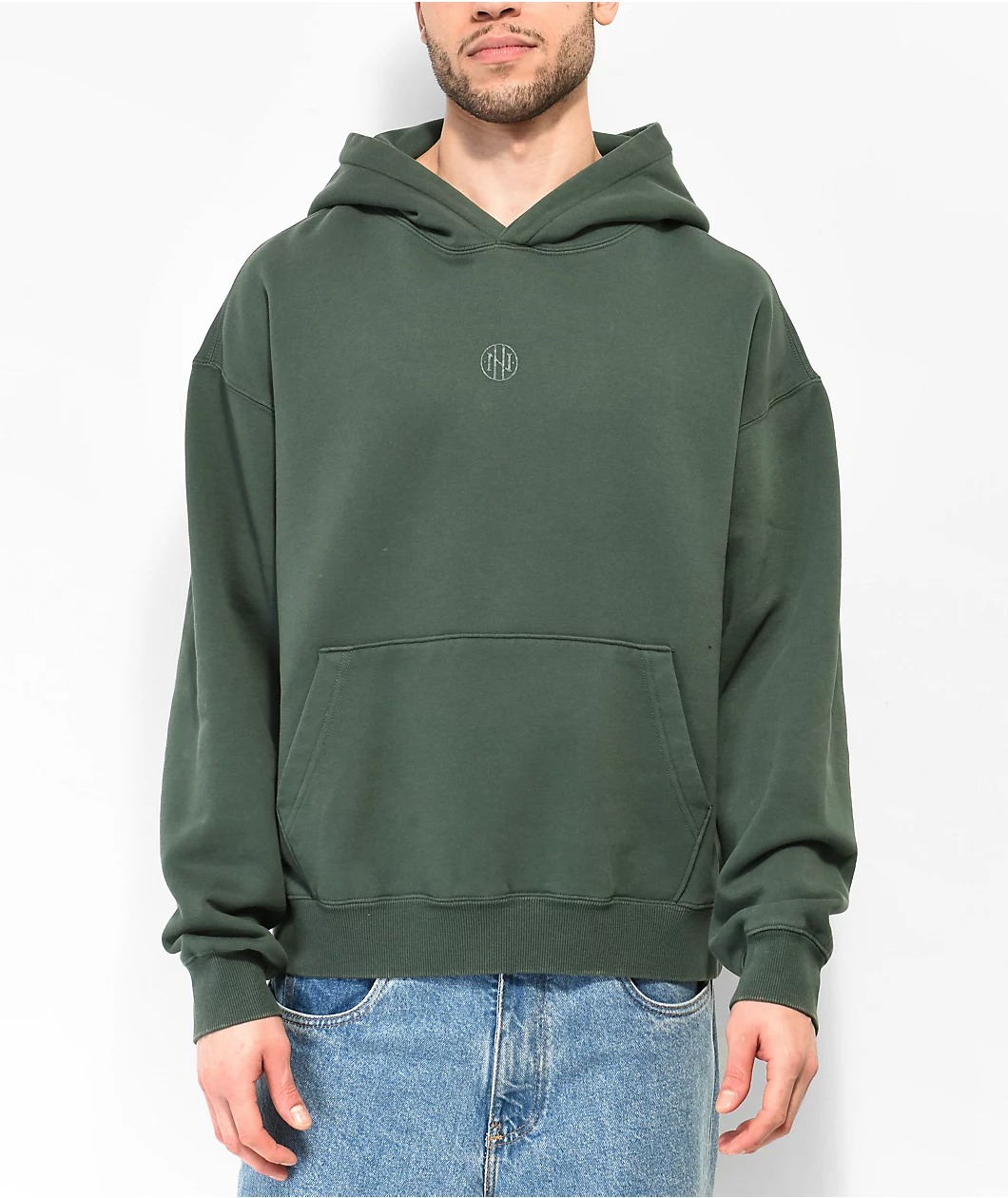 Ninth Hall Fundamentals Green Wash Hoodie Ninth Hall Fundamentals Green Wash Hoodie