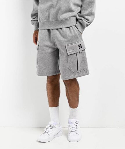 Ninth Hall Fundamentals Stash Grey Cargo Shorts