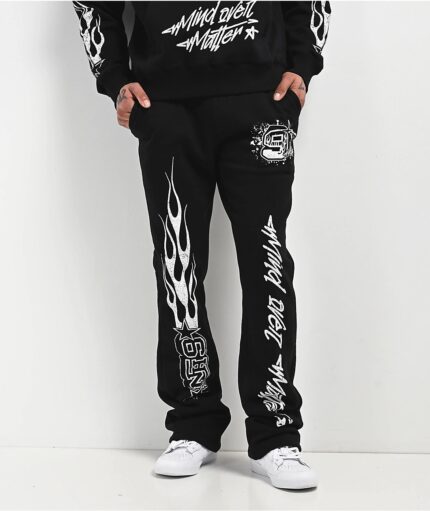 Ninth Hall Stacked Flare Sweatpants