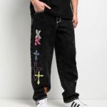 Ninth Hall Ambush Crosses Loose Fit Jeans