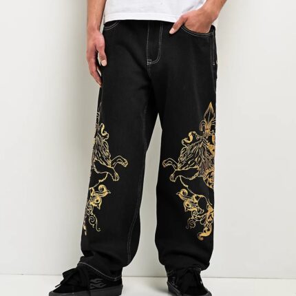 Ninth Hall Ambush Fleur De Lion Loose Fit Jeans