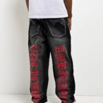 Ninth Hall Ambush Locked Rhinestone Jeans