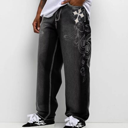 Ninth Hall Ambush Royal Cross Loose Fit Jeans