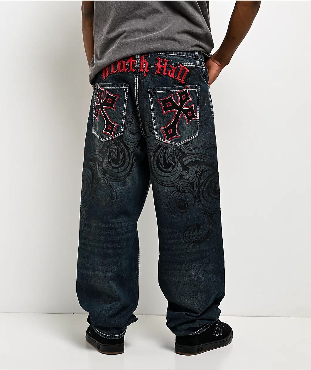 Ninth Hall Ambush Royal Cross Rhinestone Jeans Ninth Hall Ambush Royal Cross Rhinestone Jeans