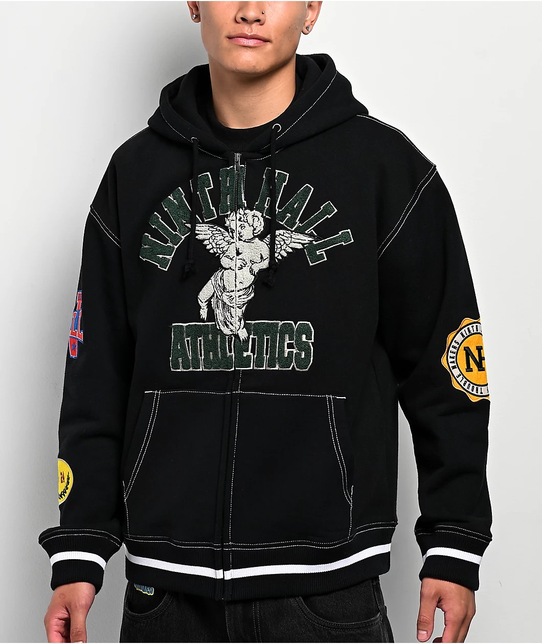 Ninth Hall Detention Black Zip Hoodie Ninth Hall Detention Black Zip Hoodie