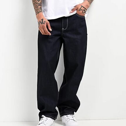Ninth Hall Dragon Raw Denim Loose Fit Jeans