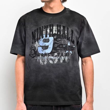 Ninth Hall False Start Charcoal Boxy T-Shirt
