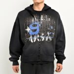 Ninth Hall False Start Grey Zip Hoodie