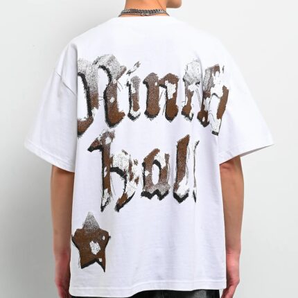Ninth Hall Faux-NY Hair White T-Shirt