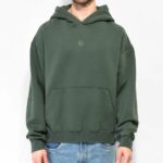 Ninth Hall Fundamentals Green Wash Hoodie