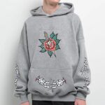 Ninth Hall Fundamentals Tattoo Flash Hoodie Grey