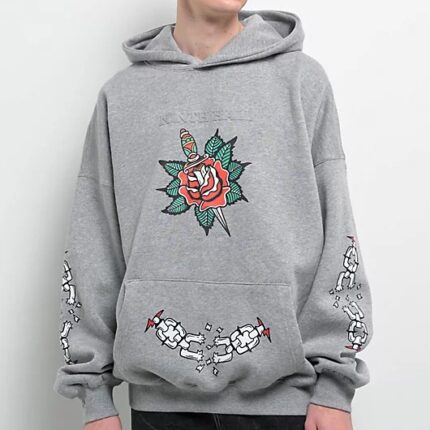 Ninth Hall Fundamentals Tattoo Flash Hoodie Grey