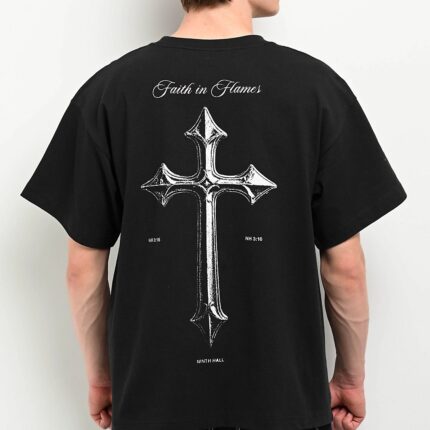 Ninth Hall Heaven Can Wait Black T-Shirt