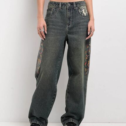 Ninth Hall Idle Envy Cougar Snake Jeans