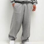 Ninth Hall Logo Oversized Open Hem Sweatpants