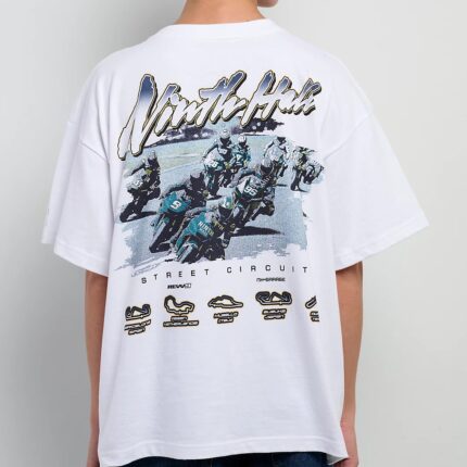 Ninth Hall Meet Up White Boxy T-Shirt