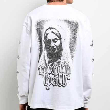 Ninth Hall Mother Mary White Sweatshirt