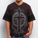 Ninth Hall Street Team Brown V-Neck T-Shirt