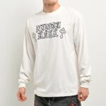 Ninth Hall Tone Def White Sweatshirt