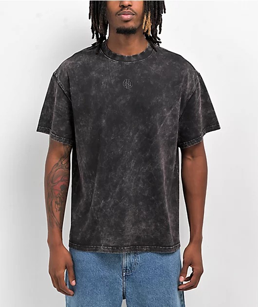 Ninth Hall Wash Wide Men’s Black T-Shirt Ninth Hall Wash Wide Men’s Black T-Shirt