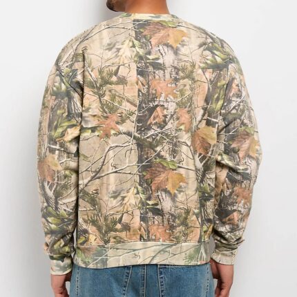 Ninth Hall With Wind Camo Crewneck Sweatshirt